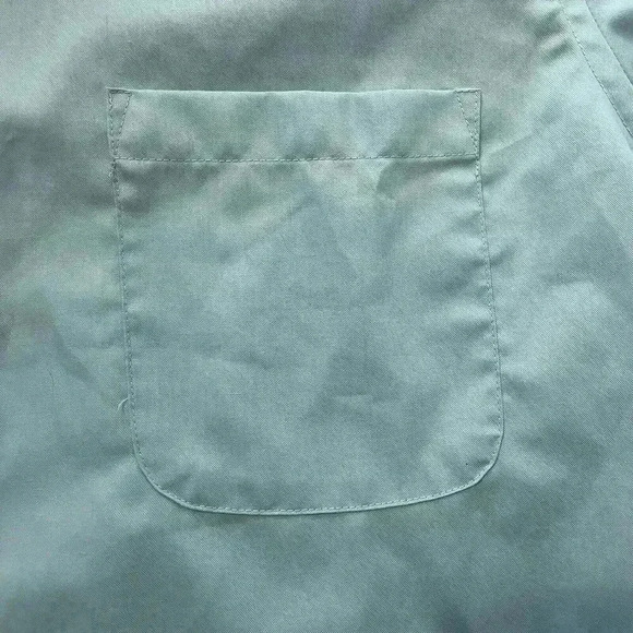 Chaps Classic Fit Twill Long Sleeve Button Front Shirt Men’s 16 16 1/2 34-35 LG - Picture 6 of 8